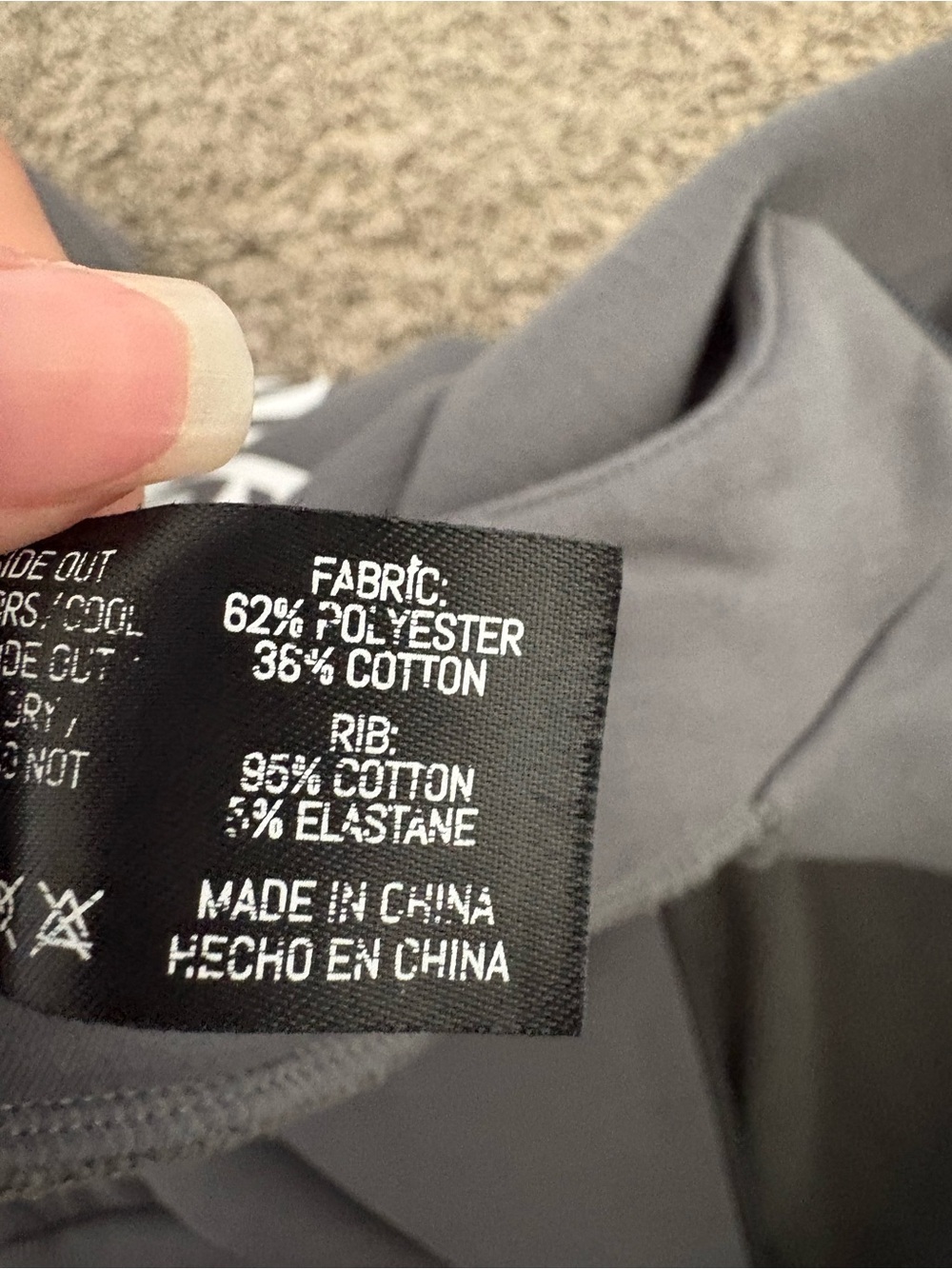 Alphalete Men's Grey Zip-Front Sweater Jacket - Picture 6 of 6
